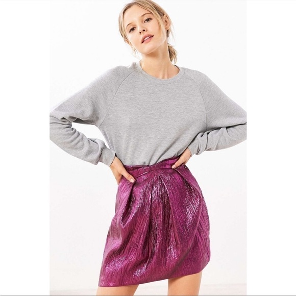 SILENCE + NOISE Purple Rain Mini Skirt - Picture 1 of 5